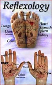 Reflexology Hands And Feet Charts